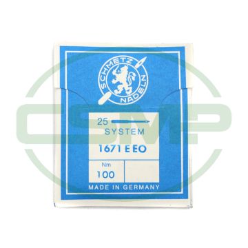1671EEO SIZE 100 PACK OF 10 NEEDLES SCHMETZ