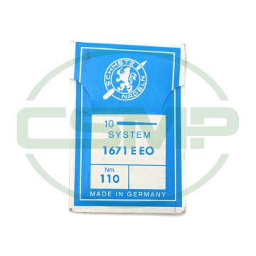 1671EEO SIZE 110 PACK OF 10 NEEDLES SCHMETZ DISCONTINUED