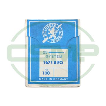 1671REO SIZE 100 PACK OF 10 NEEDLES SCHMETZ DISCONTINUED 1671REO SIZE 100 PACK OF 10 NEEDLES SCHMETZ DISCONTINUED