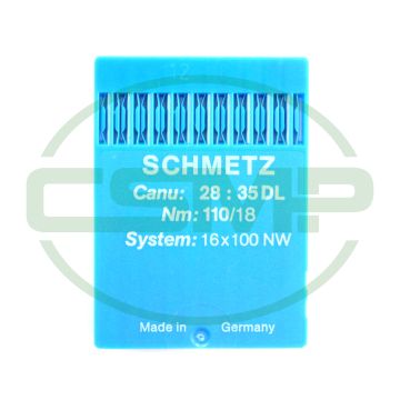 16X100NW SIZE 110 PACK OF 10 NEEDLES SCHMETZ DISCONTINUED