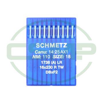 16X230NRTW SIZE 110 PACK OF 10 NEEDLES SCHMETZ