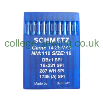 16X231 SPI SIZE 110 PACK OF 10 NEEDLES SCHMETZ 16X231 SPI SIZE 110 PACK OF 10 NEEDLES SCHMETZ