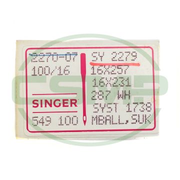 16X231 SUK SIZE 100 PACK OF 10 NEEDLES SINGER DISCONTINUED
