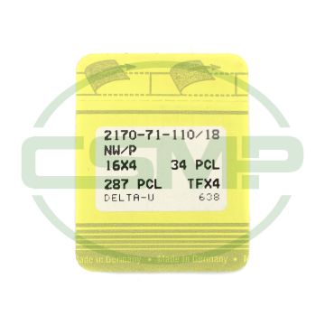 16X4 SIZE 110 PACK OF 10 NEEDLES SINGER DISCONTINUED 16X4 SIZE 110 PACK OF 10 NEEDLES SINGER DISCONTINUED