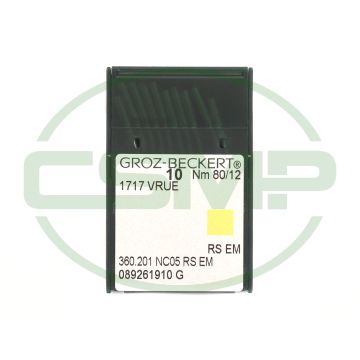 1717VRUE SIZE 80 PACK OF 10 NEEDLES GROZ BECKERT