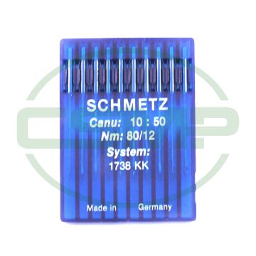 1738KK SIZE 80 PACK OF 10 NEEDLES SCHMETZ 1738KK SIZE 80 PACK OF 10 NEEDLES SCHMETZ