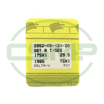 175X1SES SIZE 120 PACK OF 10 NEEDLES SINGER DISCONTINUED 175X1SES SIZE 120 PACK OF 10 NEEDLES SINGER DISCONTINUED