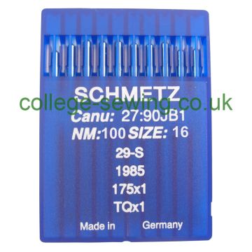 175X1 SIZE 100 PACK OF 10 NEEDLES SCHMETZ 175X1 SIZE 100 PACK OF 10 NEEDLES SCHMETZ