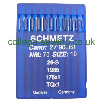 175X1 SIZE 70 PACK OF 10 NEEDLES SCHMETZ 175X1 SIZE 70 PACK OF 10 NEEDLES SCHMETZ