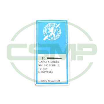 190 SES SIZE 100 PACK OF 10 NEEDLES SCHMETZ