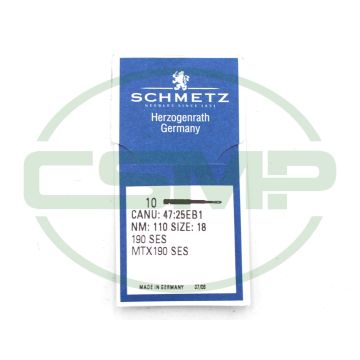 190 SES SIZE 110 PACK OF 10 NEEDLES SCHMETZ