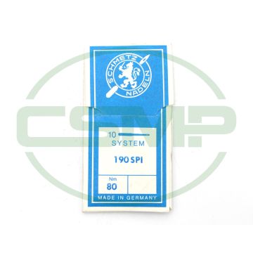 190 SPI SIZE 80 PACK OF 10 NEEDLES SCHMETZ DISCONTINUED