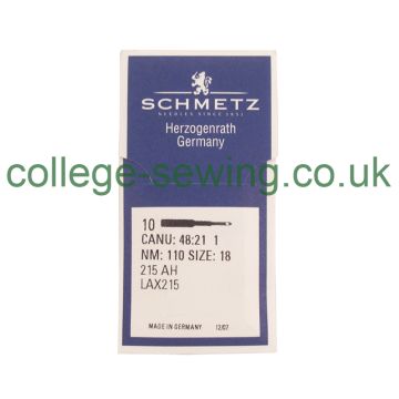 215AH SIZE 110 PACK OF 10 NEEDLES SCHMETZ