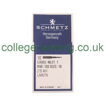 215AH SIZE 120 PACK OF 10 NEEDLES SCHMETZ