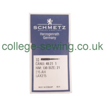 215AH SIZE 130 PACK OF 10 NEEDLES SCHMETZ