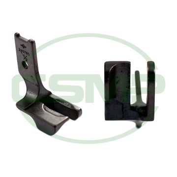 240785X1/2 OUTSIDE PIPING FOOT 111W WITH CUT OUT 240785X1/2 OUTSIDE PIPING FOOT 111W WITH CUT OUT