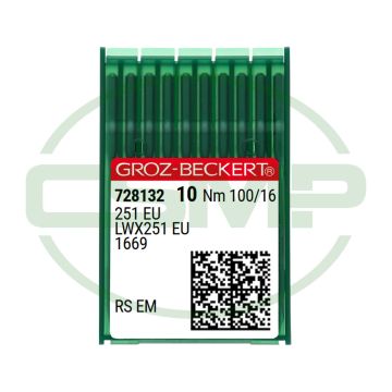 251EU SIZE 100 PACK OF 10 NEEDLES GROZ BECKERT 251EU SIZE 100 PACK OF 10 NEEDLES GROZ BECKERT
