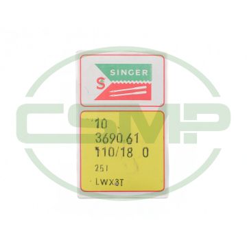 251 SIZE 110 PACK OF 10 NEEDLES SINGER DISCONTINUED