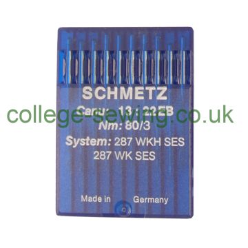 287WKH SES SIZE 80 PACK OF 10 NEEDLES SCHMETZ 287WKH SES SIZE 80 PACK OF 10 NEEDLES SCHMETZ