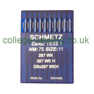 287WKH SIZE 75 PACK OF 10 NEEDLES SCHMETZ 287WKH SIZE 75 PACK OF 10 NEEDLES SCHMETZ