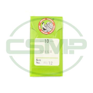 287WKH SIZE 80 PACK OF 10 NEEDLES ORGAN