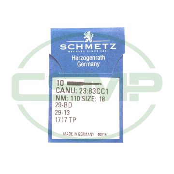 29-12 SIZE 110 PACK OF 10 NEEDLES SCHMETZ DISCONTINUED