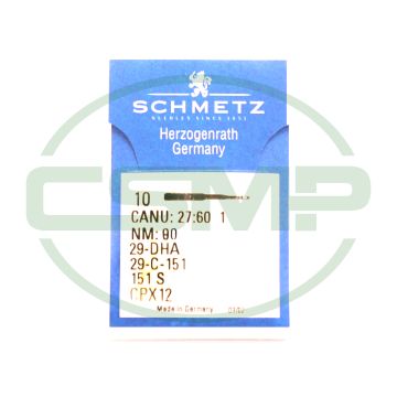 29C151 SIZE 80 PACK OF 10 HOOK NEEDLE SCHMETZ