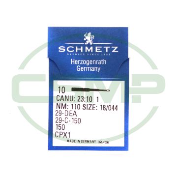 29DEA SIZE 110 PACK OF 10 NEEDLES SCHMETZ 29DEA SIZE 110 PACK OF 10 NEEDLES SCHMETZ