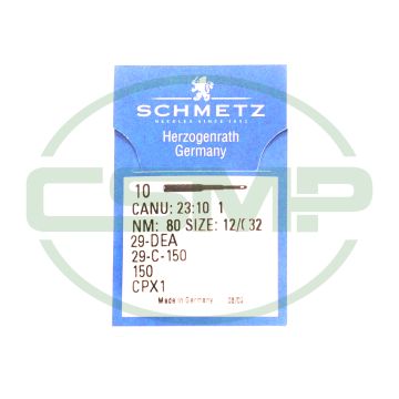 29DEA SIZE 80 PACK OF 10 NEEDLES SCHMETZ 29DEA SIZE 80 PACK OF 10 NEEDLES SCHMETZ