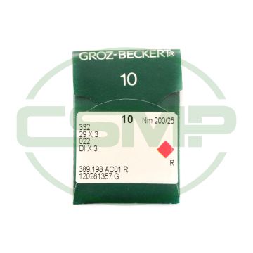 29 X 3 SIZE 200 PACK OF 10 NEEDLES GROZ BECKERT 29 X 3 SIZE 200 PACK OF 10 NEEDLES GROZ BECKERT