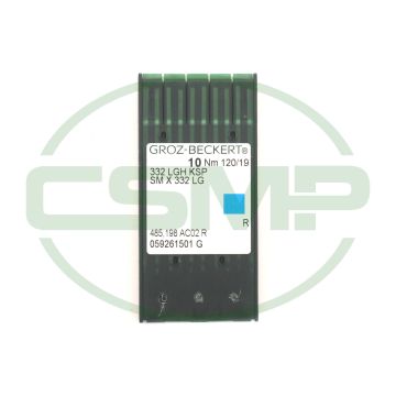 332LGHKSP SIZE 120 PACK OF 10 NEEDLES GROZ BECKERT