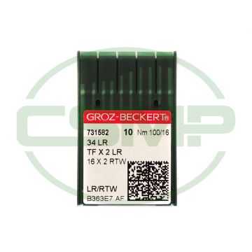 34LR SIZE 100 PACK OF 10 NEEDLES GROZ BECKERT