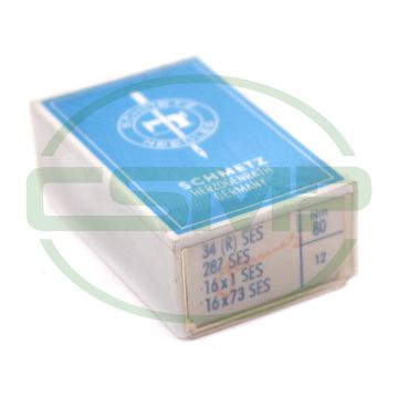 34R SES SIZE 80 PACK OF 10 NEEDLES SCHMETZ 34R SES SIZE 80 PACK OF 10 NEEDLES SCHMETZ