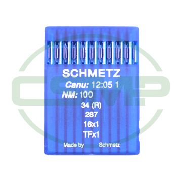 34R SIZE 100 PACK OF 10 NEEDLES SCHMETZ 34R SIZE 100 PACK OF 10 NEEDLES SCHMETZ