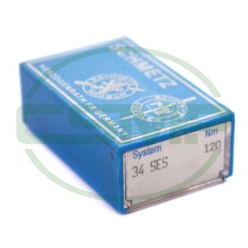 34 SES SIZE 120 PACK OF 10 NEEDLES SCHMETZ DISCONTINUED