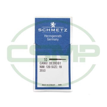3550 SIZE 120 PACK OF 10 NEEDLES SCHMETZ