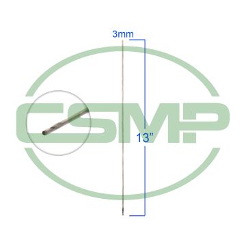 3MM HOLLOW SPIRAL CLOTH DRILL 13"