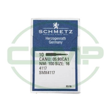 4117 SIZE 100 PACK OF 10 NEEDLES SCHMETZ