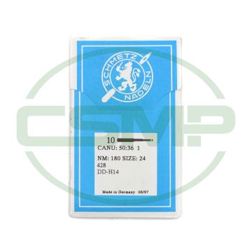 428 SIZE 180 PACK OF 10 NEEDLES SCHMETZ DISCONTINUED
