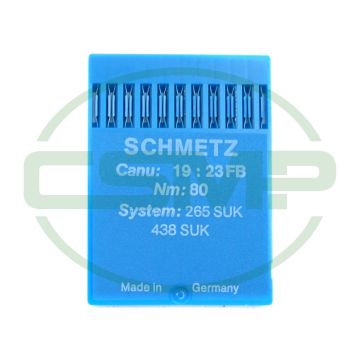 438SUK SIZE 80 PACK OF 10 NEEDLES SCHMETZ