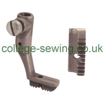 49047TX1/4 6MM INSIDE PIPING FOOT WITH TEETH PFAFF USE WITH OUTER FOOT 49544TX1/4