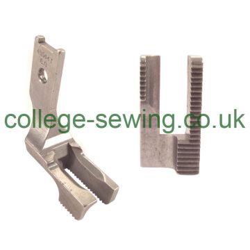 49544TX5/16 8MM OUTSIDE PIPING FOOT WITH TEETH PFAFF USE WITH INNER FOOT 49047TX5/16