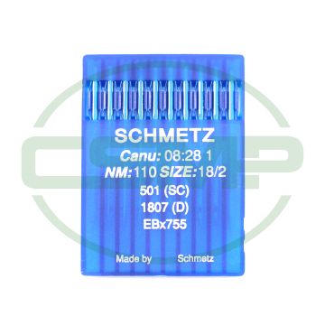 501SC SIZE 110 PACK OF 10 NEEDLES SCHMETZ 501SC SIZE 110 PACK OF 10 NEEDLES SCHMETZ