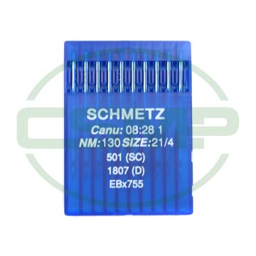 501SC SIZE 130 PACK OF 10 NEEDLES SCHMETZ 501SC SIZE 130 PACK OF 10 NEEDLES SCHMETZ