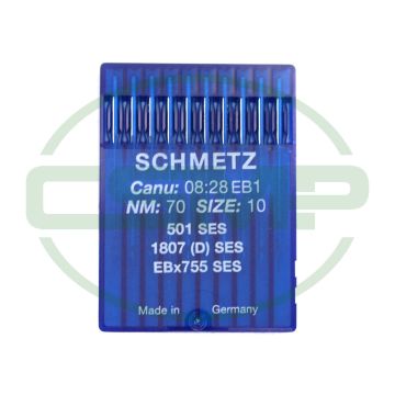 501SES SIZE 70 PACK OF 10 NEEDLES SCHMETZ