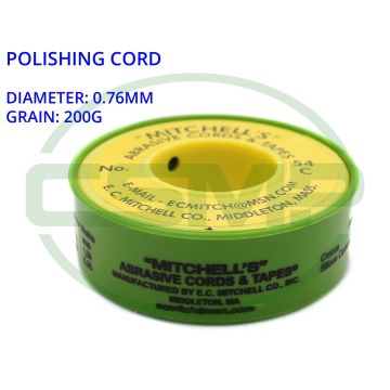 54-C MITCHELLS CROCUS POLISHING CORD 0.76mm 200g 54-C MITCHELLS CROCUS POLISHING CORD 0.76mm 200g