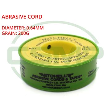 54H-S MITCHELLS SILICONE CARBIDE CORD 0.64mm 200g 54H-S MITCHELLS SILICONE CARBIDE CORD 0.64mm 200g