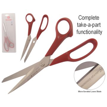 5560 8-1/2" SR SCISSOR RED HANDLES 5560 8-1/2" SR SCISSOR RED HANDLES