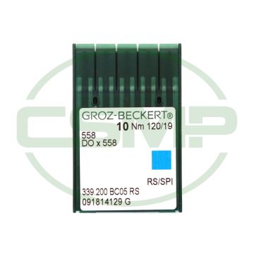 558 SPI SIZE 120 PACK OF 10 NEEDLES GROZ BECKERT DISCONTINUED 558 SPI SIZE 120 PACK OF 10 NEEDLES GROZ BECKERT DISCONTINUED
