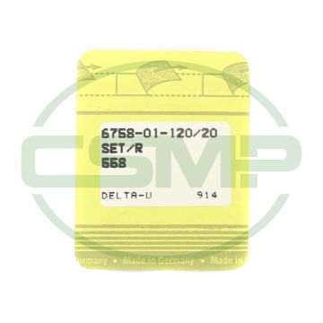 558 SIZE 120 PACK OF 10 NEEDLES SINGER DISCONTINUED